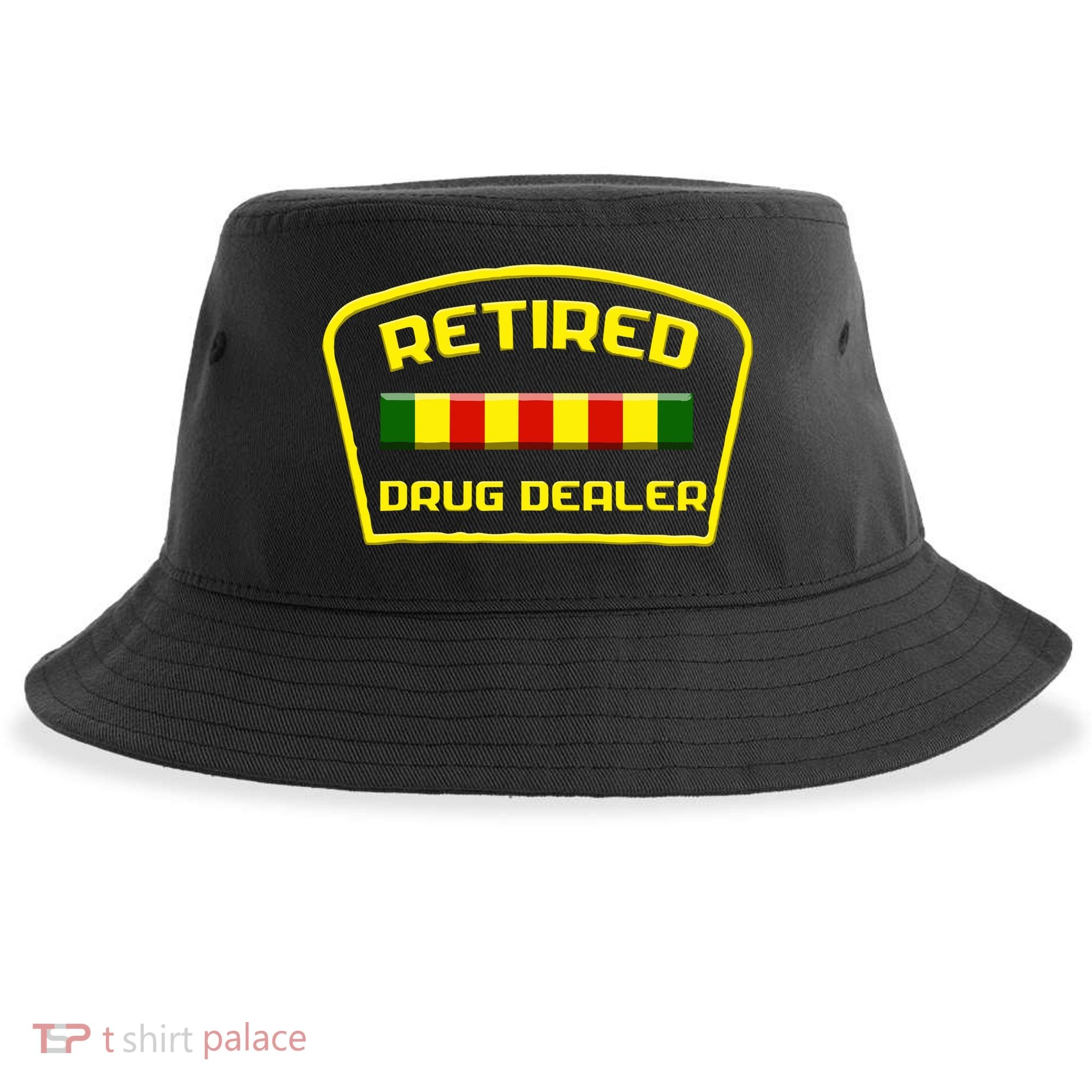 Retired Drug Dealer Funny Sustainable Bucket Hat
