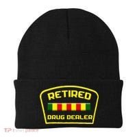 Retired Drug Dealer Funny Beanie thumb 0
