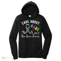 Rare Disease Day Care About Rare Disease Awareness Women's Hoodie thumb 0