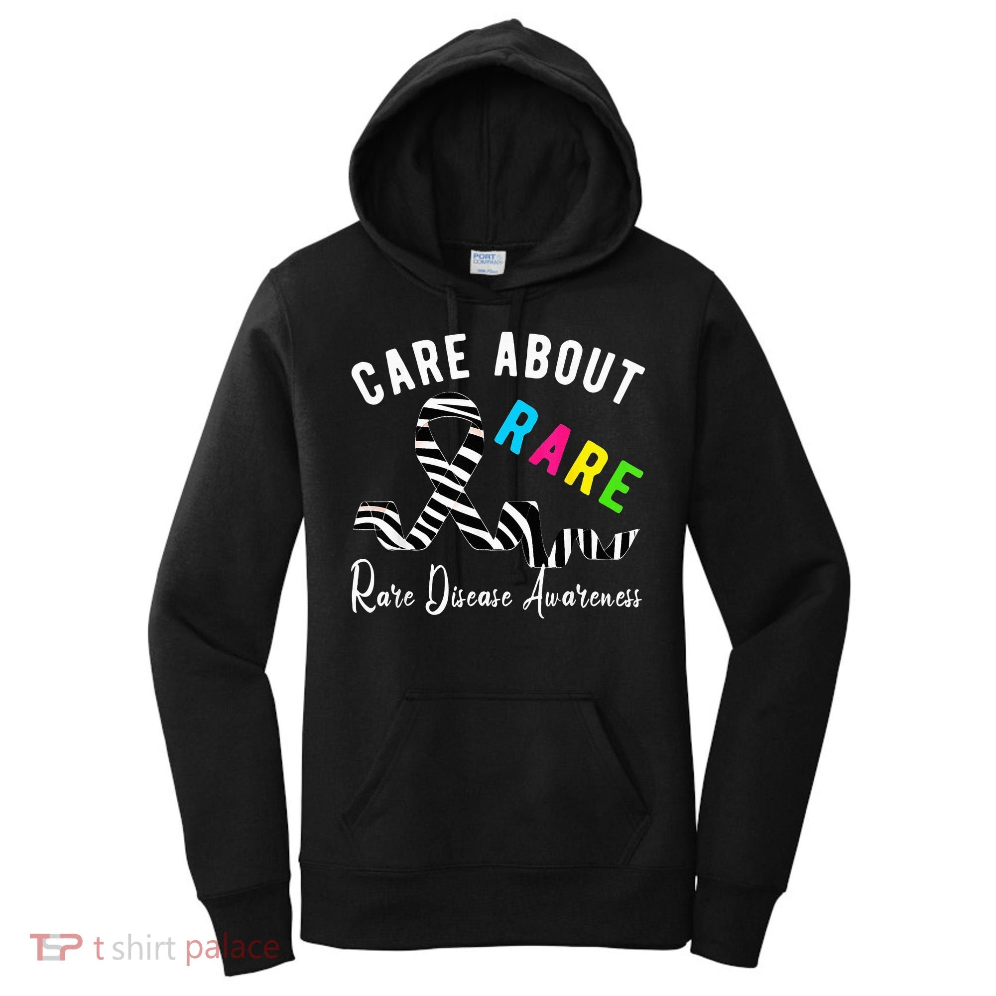 Rare Disease Day Care About Rare Disease Awareness Women's Hoodie
