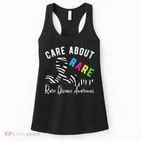 Rare Disease Day Care About Rare Disease Awareness Women's Tank Top thumb 0