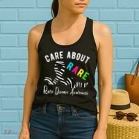 Rare Disease Day Care About Rare Disease Awareness Women's Tank Top thumb 2