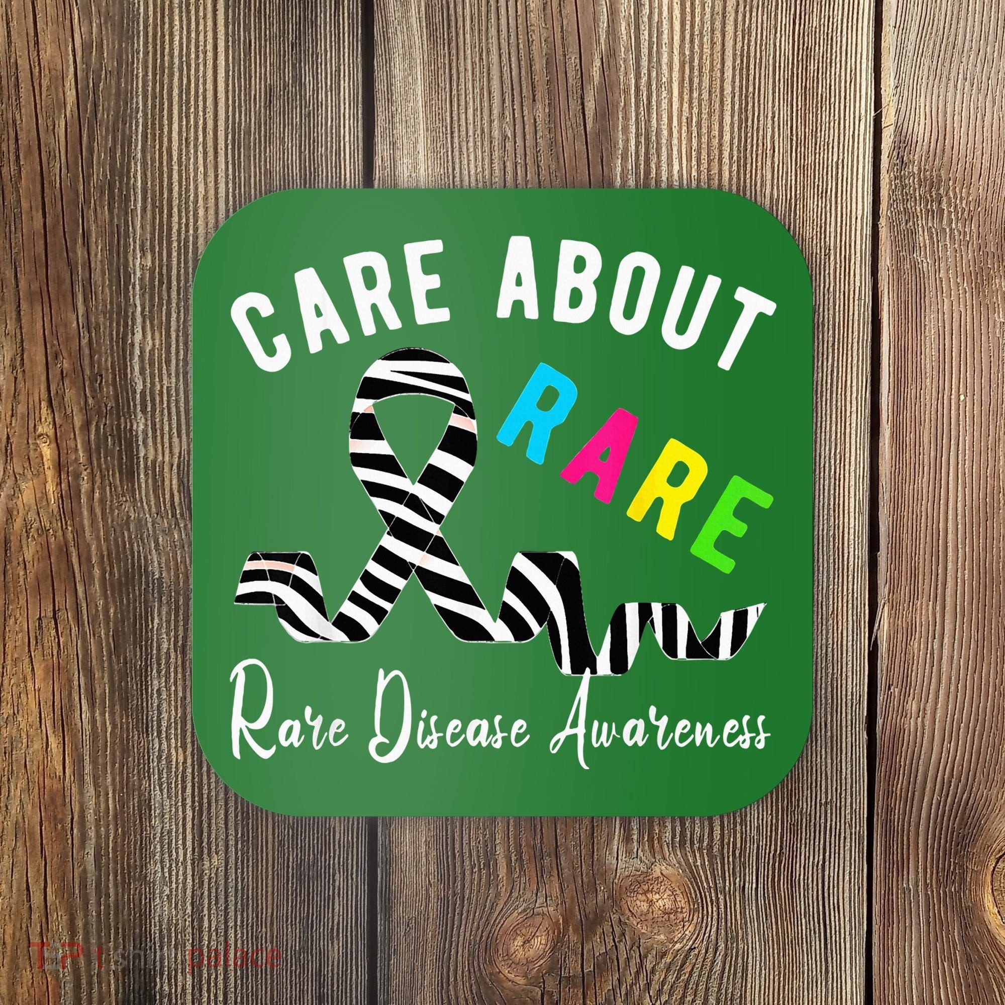 Rare Disease Day Care About Rare Disease Awareness Coaster