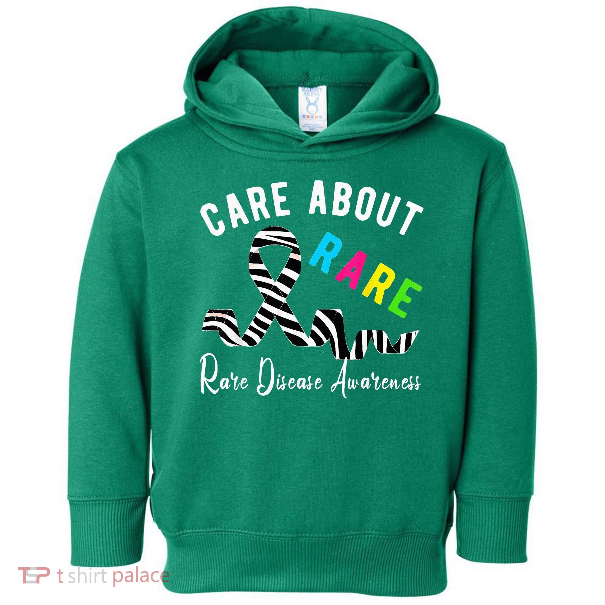 Rare Disease Day Care About Rare Disease Awareness Toddler Hoodie