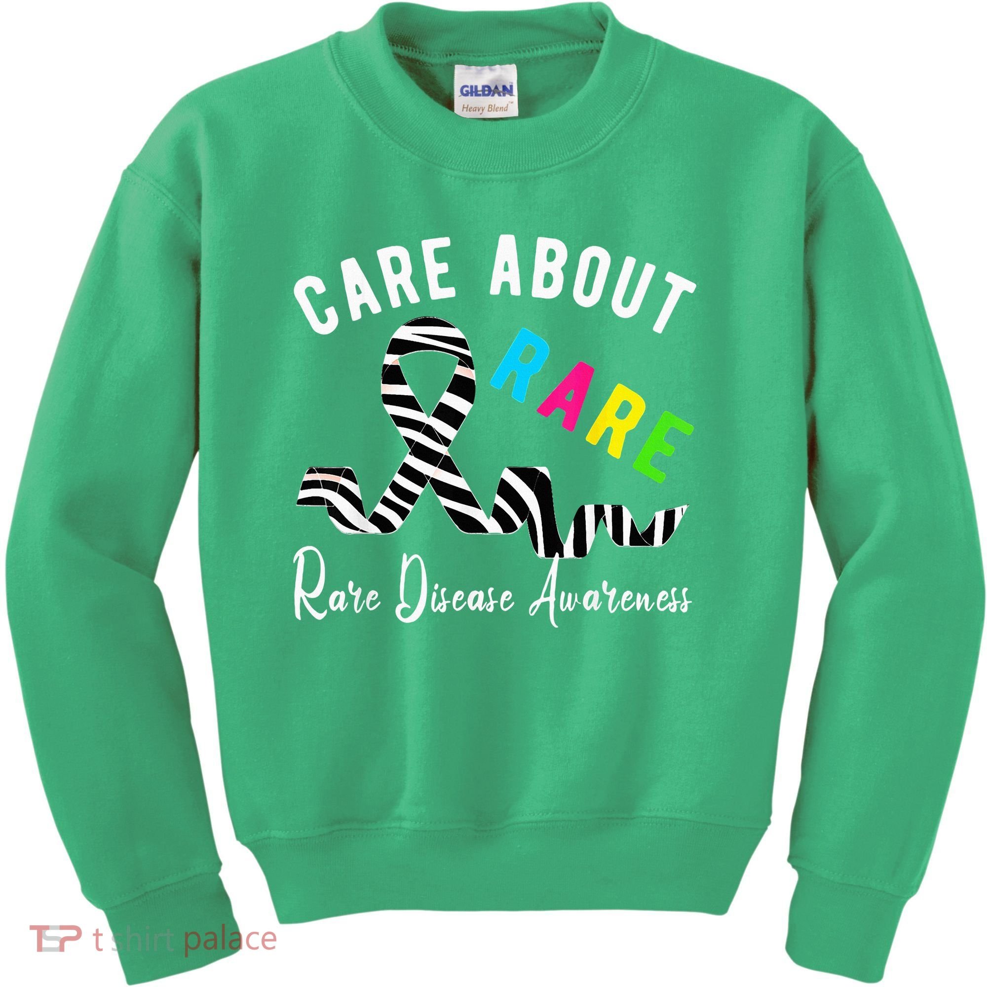 Rare Disease Day Care About Rare Disease Awareness Kids Sweatshirt