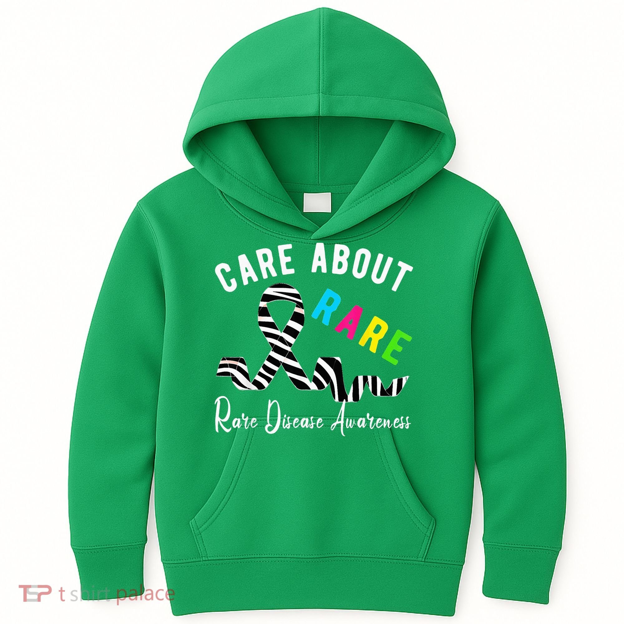 Rare Disease Day Care About Rare Disease Awareness Kids Hoodie