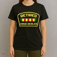 Retired Drug Dealer Funny Recovery  T-Shirt thumb 4