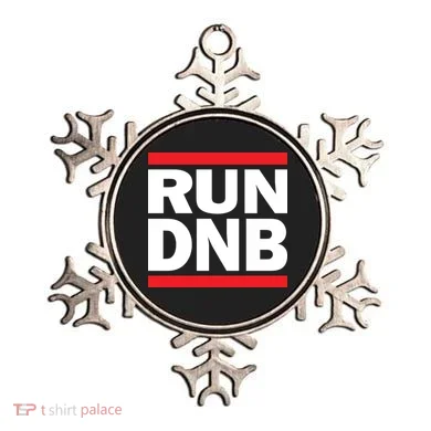 RUN DnB Drum And Bass Ornament