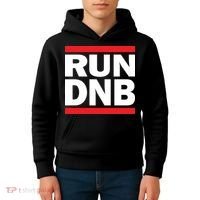 RUN DnB Drum And Bass Kids Hoodie thumb 4