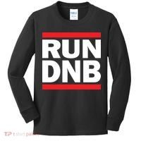 RUN DnB Drum And Bass Kids Long Sleeve Shirt thumb 0