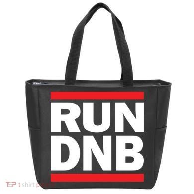 RUN DnB Drum And Bass Tote Bag
