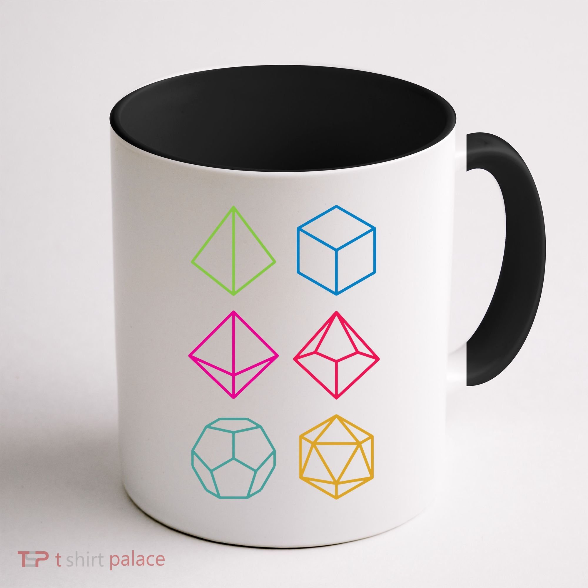 Roll Dungeons & Dragons Line Art Series Coffee Mug