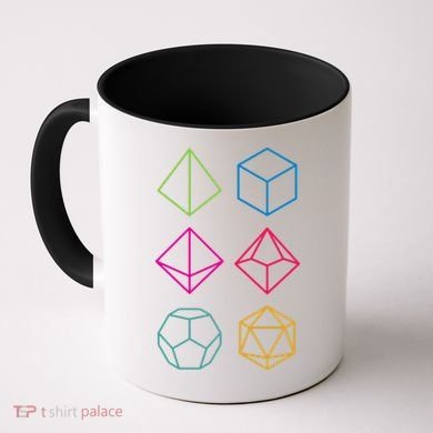 Roll Dungeons & Dragons Line Art Series Coffee Mug