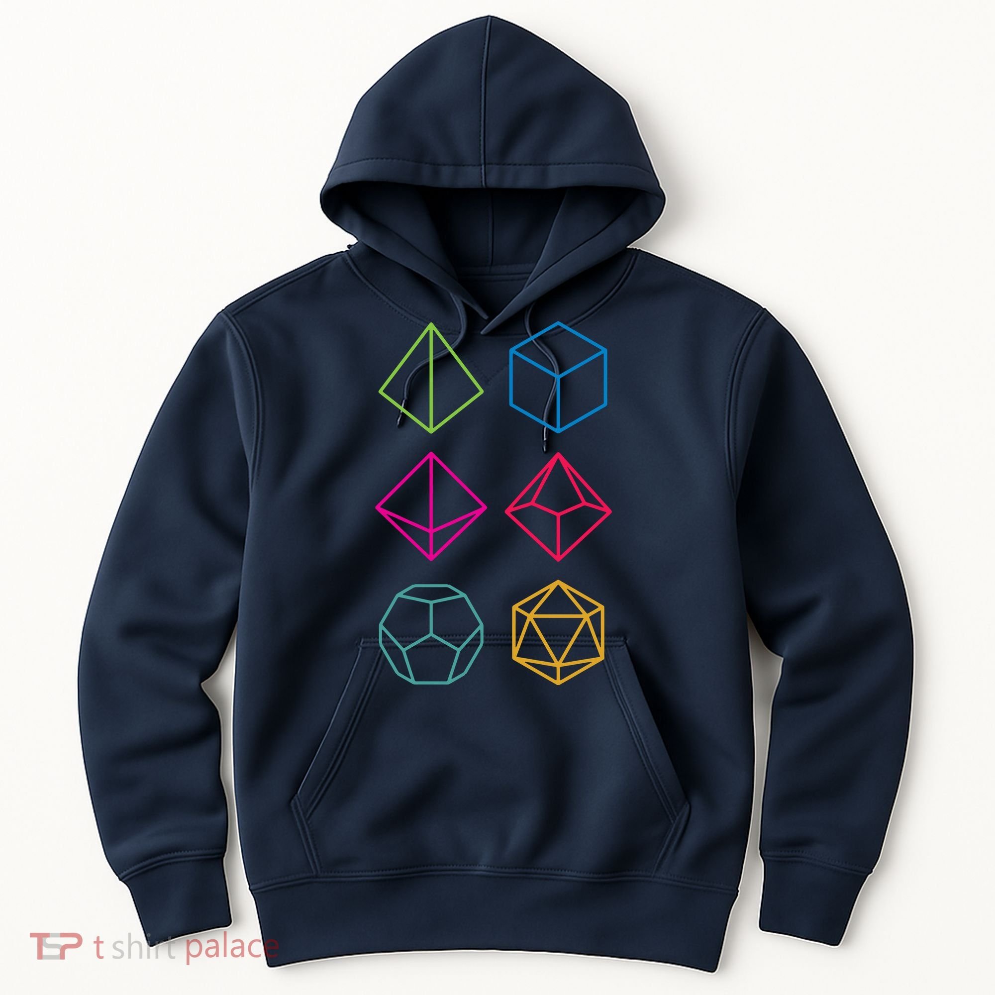 Roll Dungeons & Dragons Line Art Series Hoodie