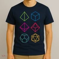 Roll Dungeons & Dragons Line Art Series T-Shirt thumb 3