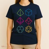 Roll Dungeons & Dragons Line Art Series T-Shirt thumb 4