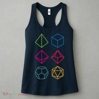 Roll Dungeons & Dragons Line Art Series Women's Tank Top thumb 3