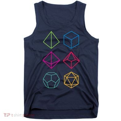 Roll Dungeons & Dragons Line Art Series Tank Top