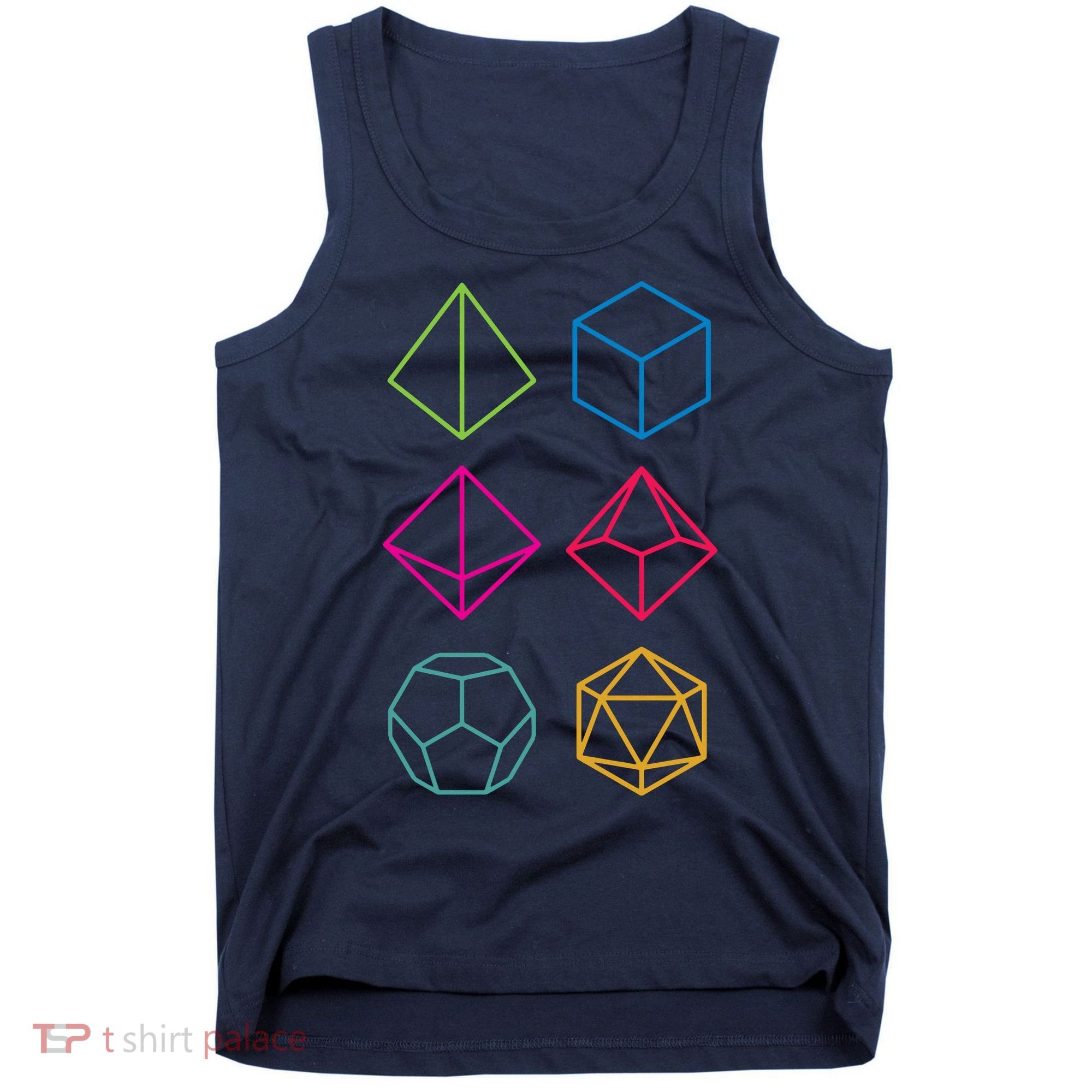 Roll Dungeons & Dragons Line Art Series Tank Top