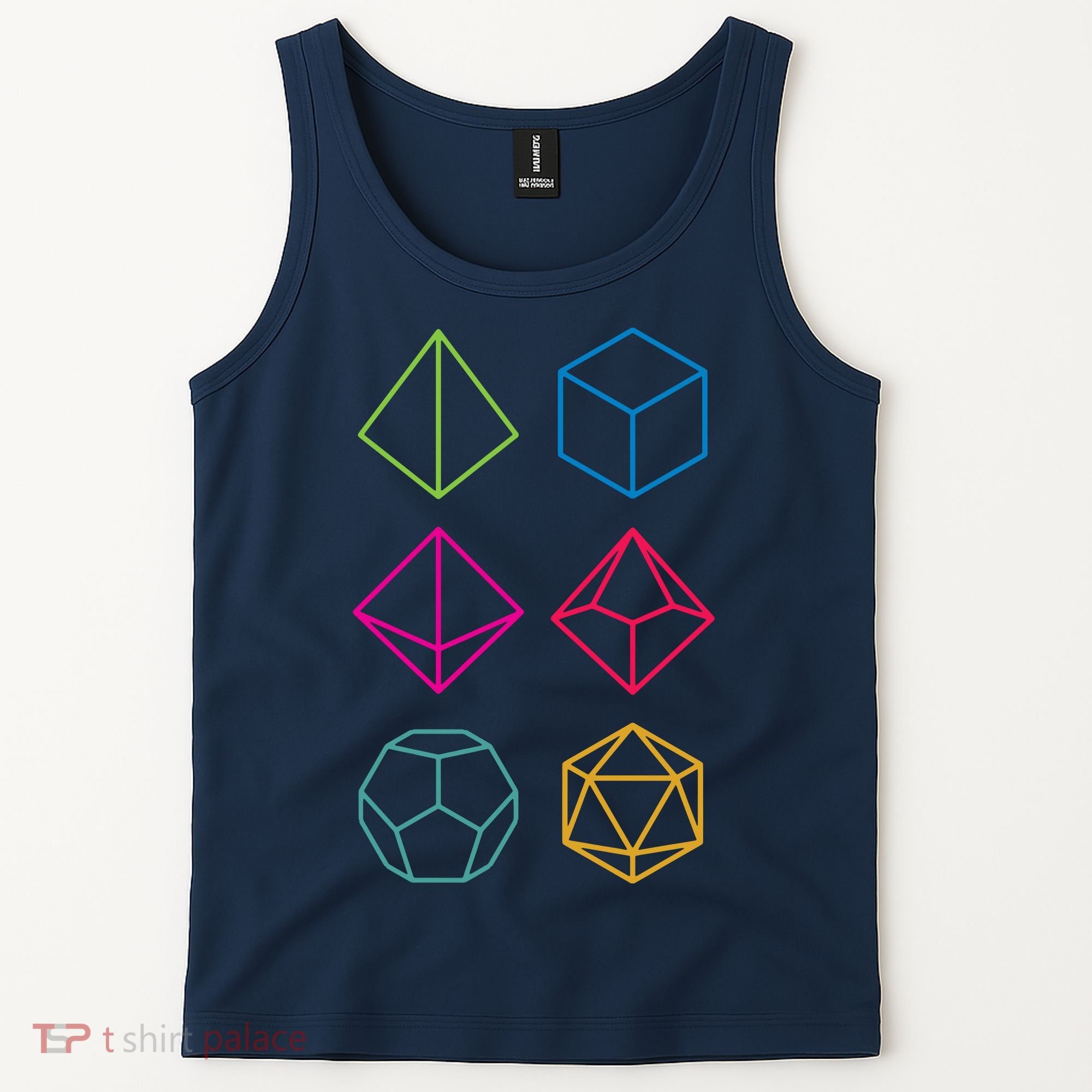 Roll Dungeons & Dragons Line Art Series Tank Top