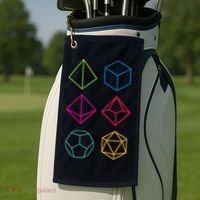 Roll Dungeons & Dragons Line Art Series Golf Towel thumb 2