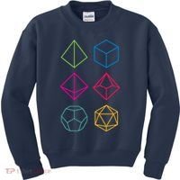 Roll Dungeons & Dragons Line Art Series Kids Sweatshirt thumb 0