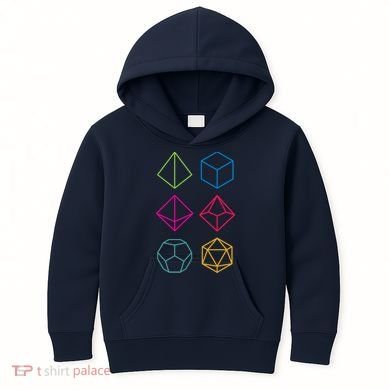 Roll Dungeons & Dragons Line Art Series Kids Hoodie