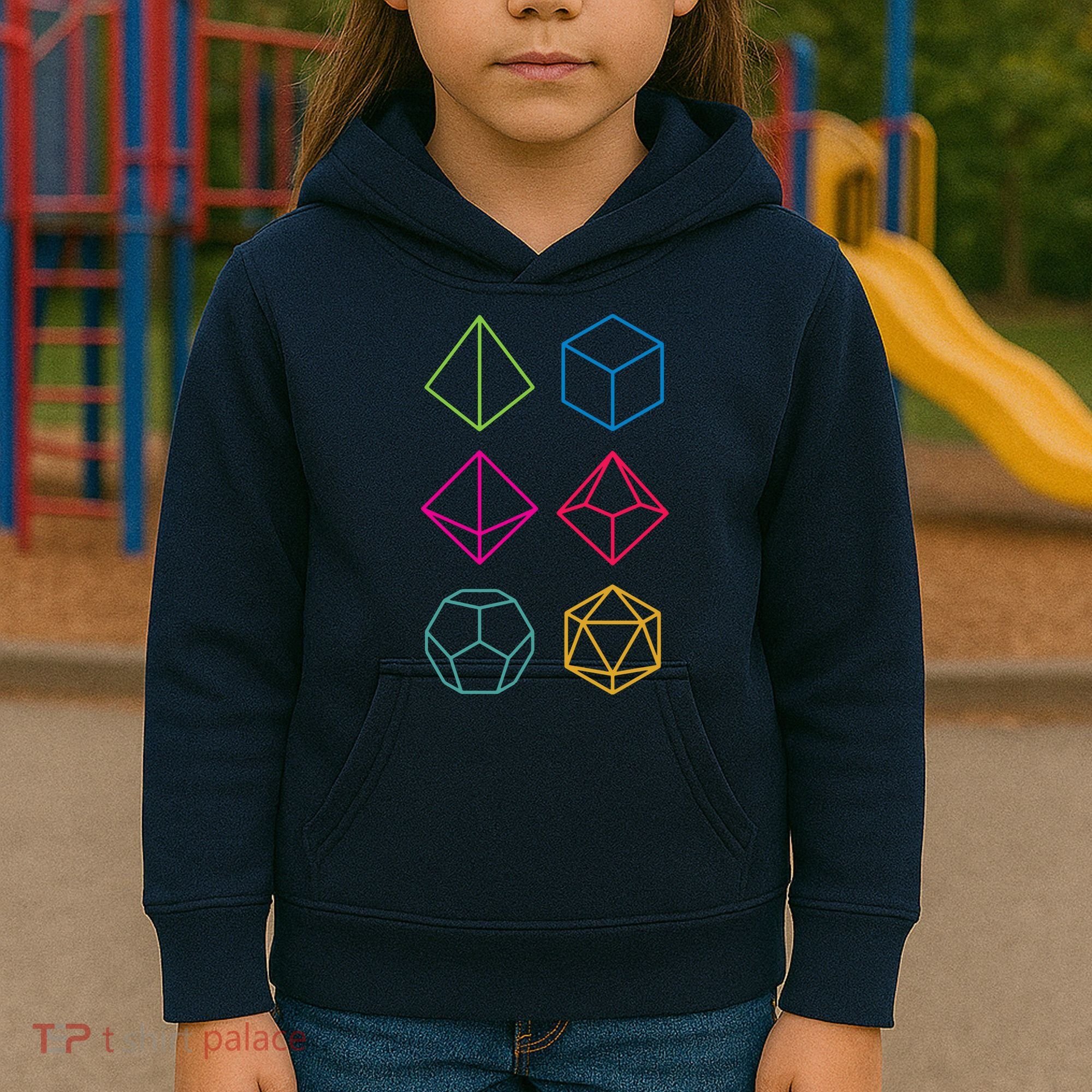 Roll Dungeons & Dragons Line Art Series Kids Hoodie