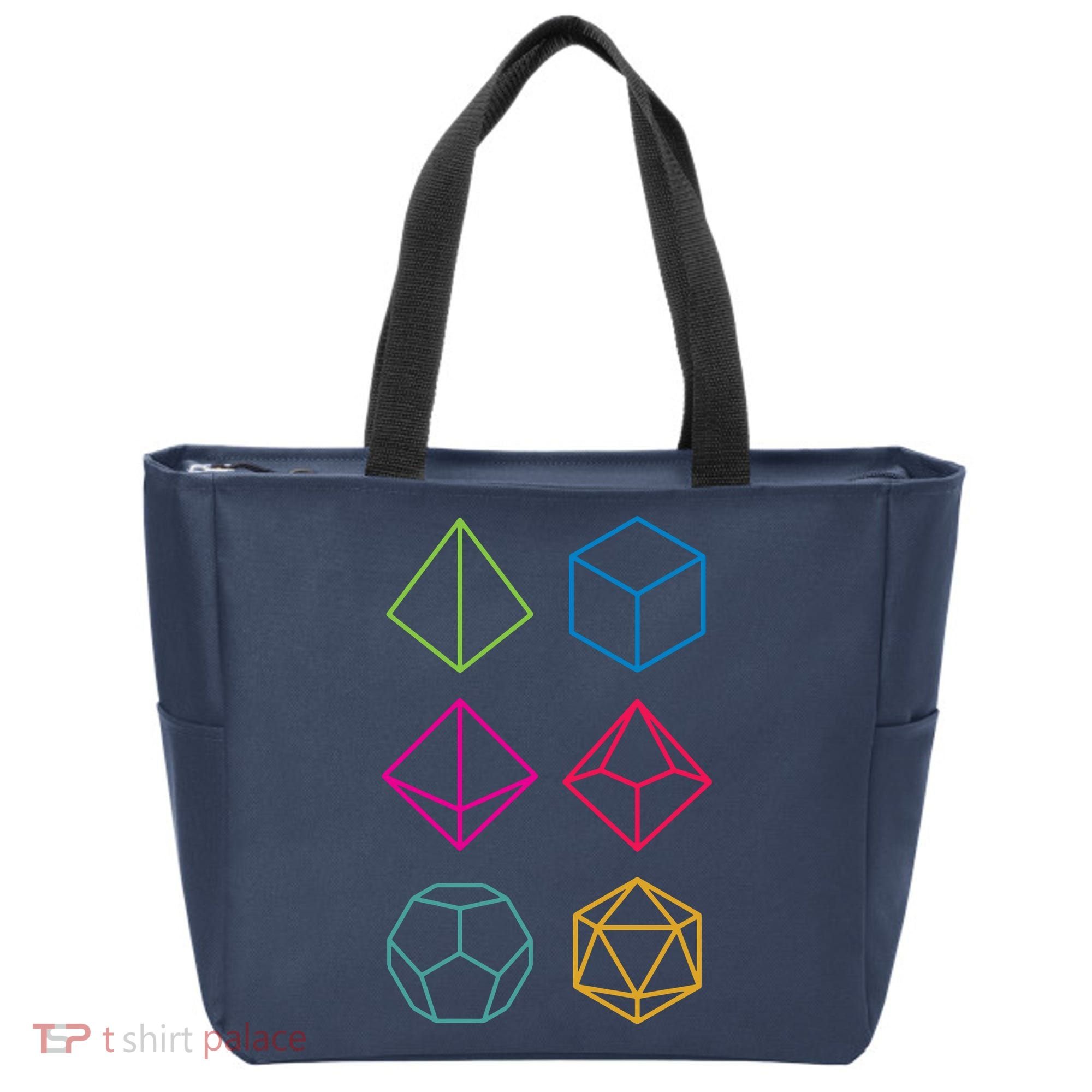 Roll Dungeons & Dragons Line Art Series Tote Bag