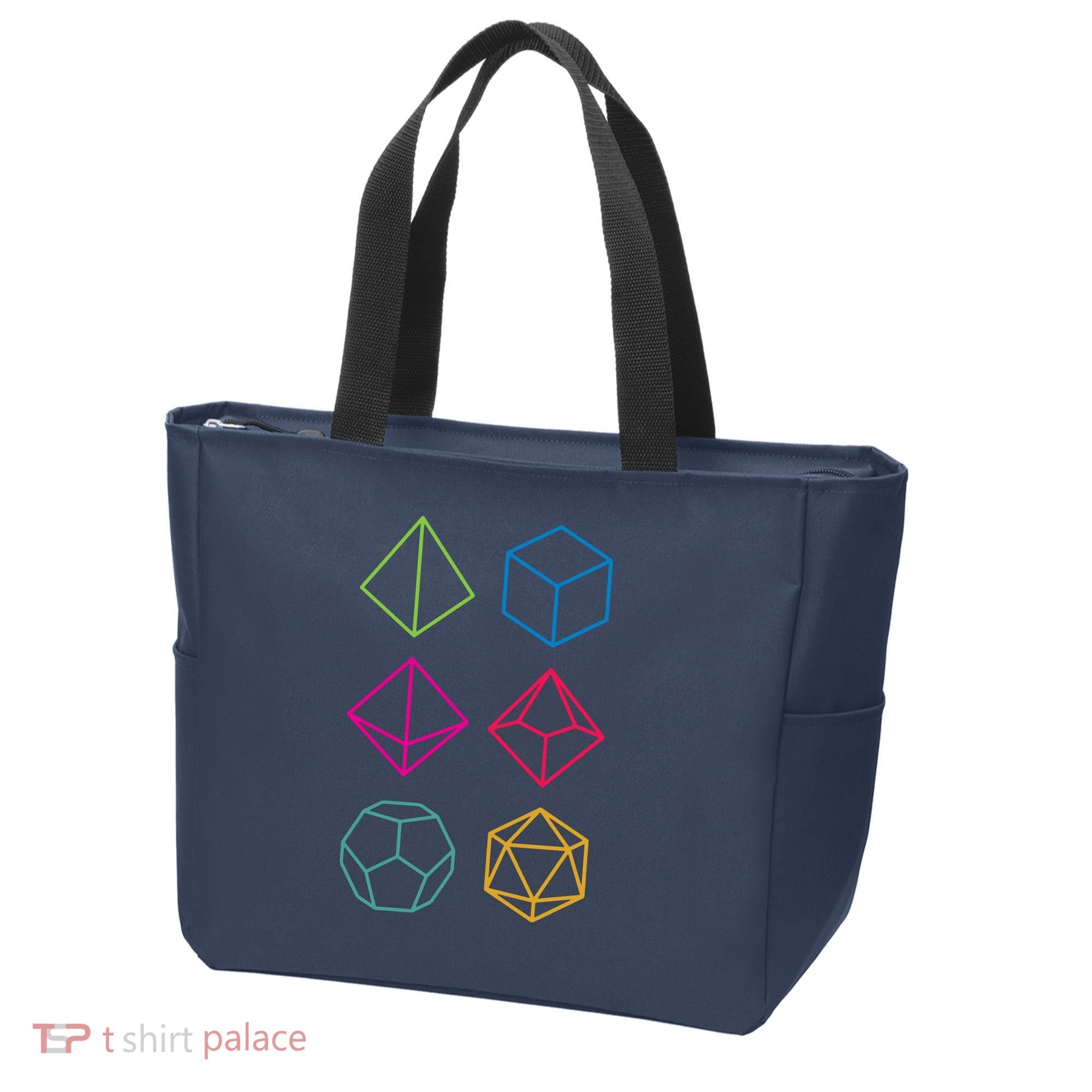 Roll Dungeons & Dragons Line Art Series Tote Bag