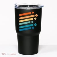 Retro Dungeons Dice D20 Dragons Fantasy Gaming Tumbler thumb 0