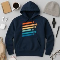Retro Dungeons Dice D20 Dragons Fantasy Gaming Hoodie thumb 3