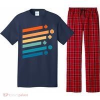 Retro Dungeons Dice D20 Dragons Fantasy Gaming Pajama Set thumb 0