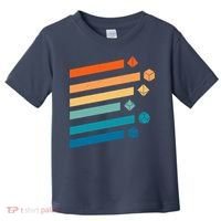 Retro Dungeons Dice D20 Dragons Fantasy Gaming Toddler T-Shirt thumb 0