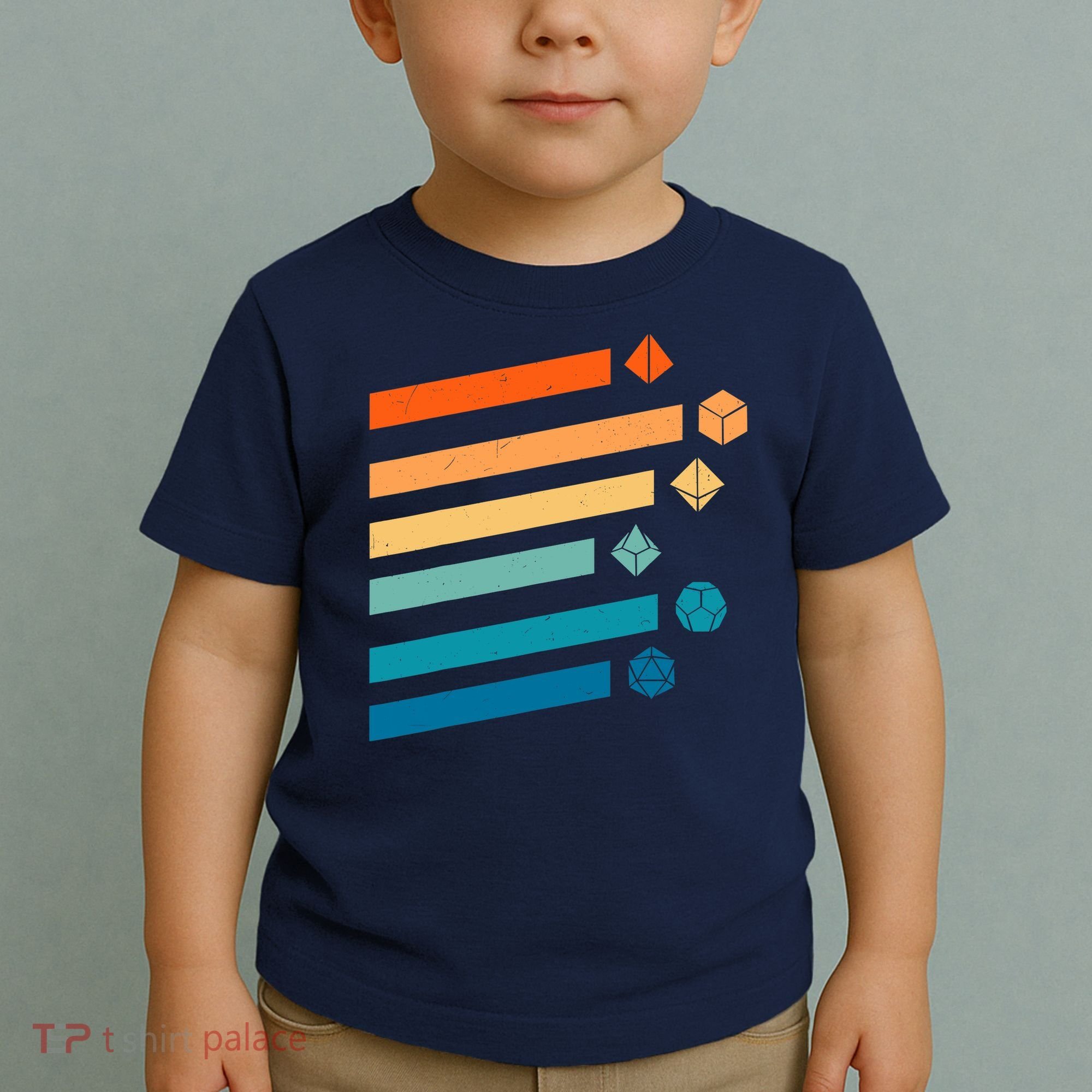 Retro Dungeons Dice D20 Dragons Fantasy Gaming Toddler T-Shirt