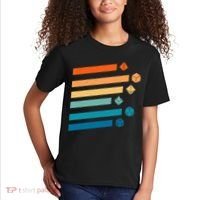 Retro Dungeons Dice D20 Dragons Fantasy Gaming Kids T-Shirt thumb 2