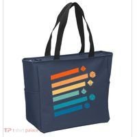 Retro Dungeons Dice D20 Dragons Fantasy Gaming Tote Bag thumb 2