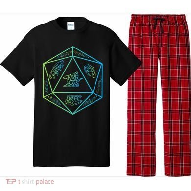 RPG Dragon Dice Polyhedral  RPG  Pajama Set