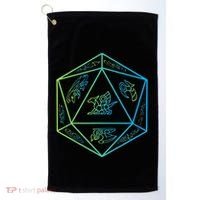 RPG Dragon Dice Polyhedral  RPG  Golf Towel thumb 0