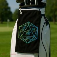 RPG Dragon Dice Polyhedral  RPG  Golf Towel thumb 2