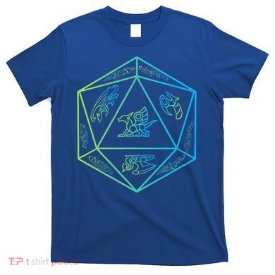 RPG Dragon Dice Polyhedral  RPG  T-Shirt