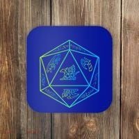 RPG Dragon Dice Polyhedral  RPG  Coaster thumb 0