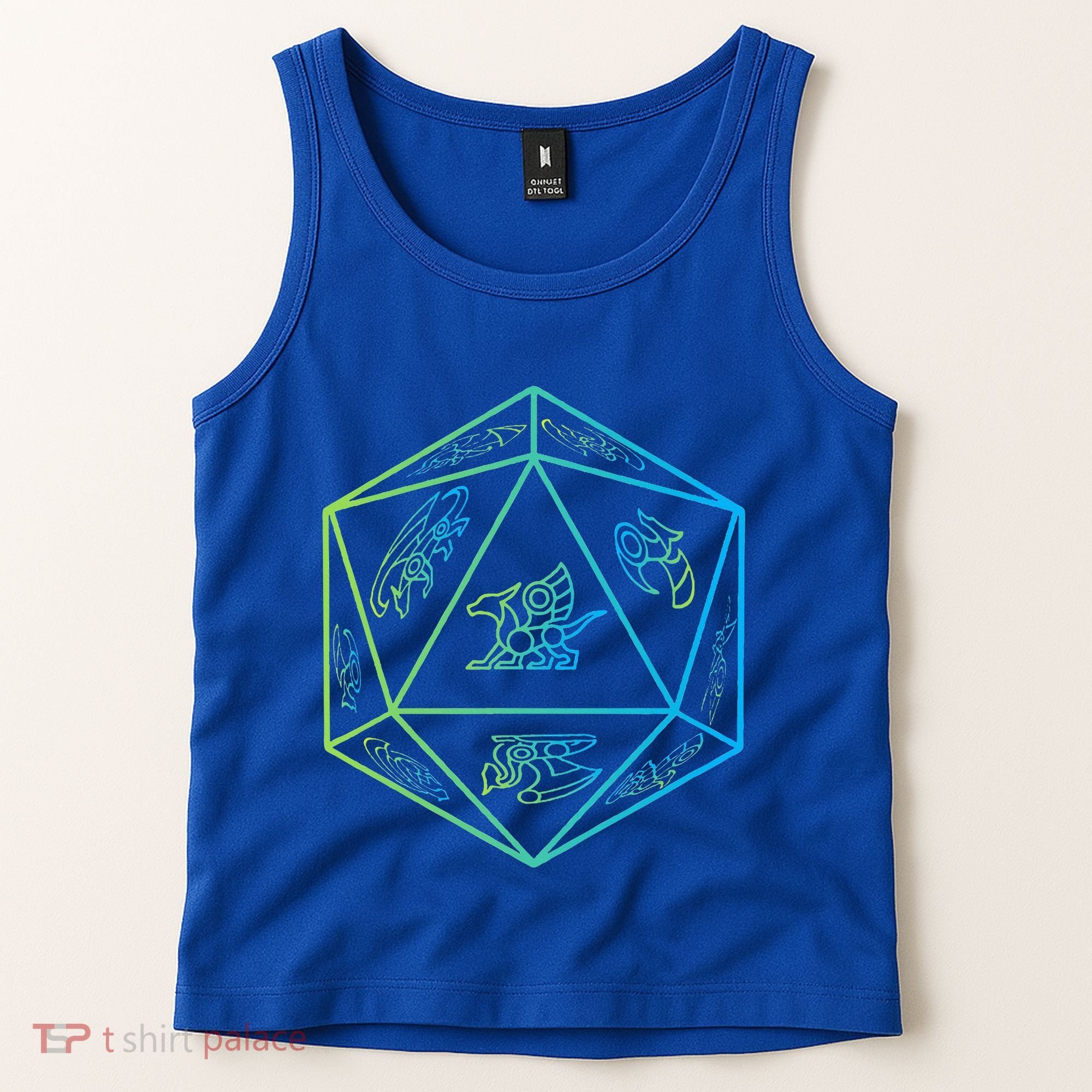 RPG Dragon Dice Polyhedral  RPG  Tank Top