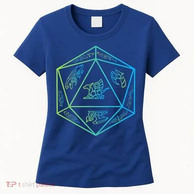RPG Dragon Dice Polyhedral RPG Women's T-Shirt