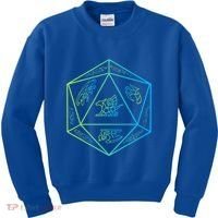 RPG Dragon Dice Polyhedral  RPG  Kids Sweatshirt thumb 0