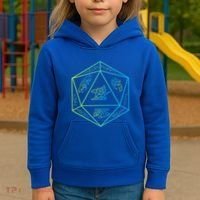 RPG Dragon Dice Polyhedral  RPG  Kids Hoodie thumb 3