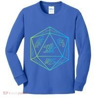 RPG Dragon Dice Polyhedral  RPG  Kids Long Sleeve Shirt thumb 0