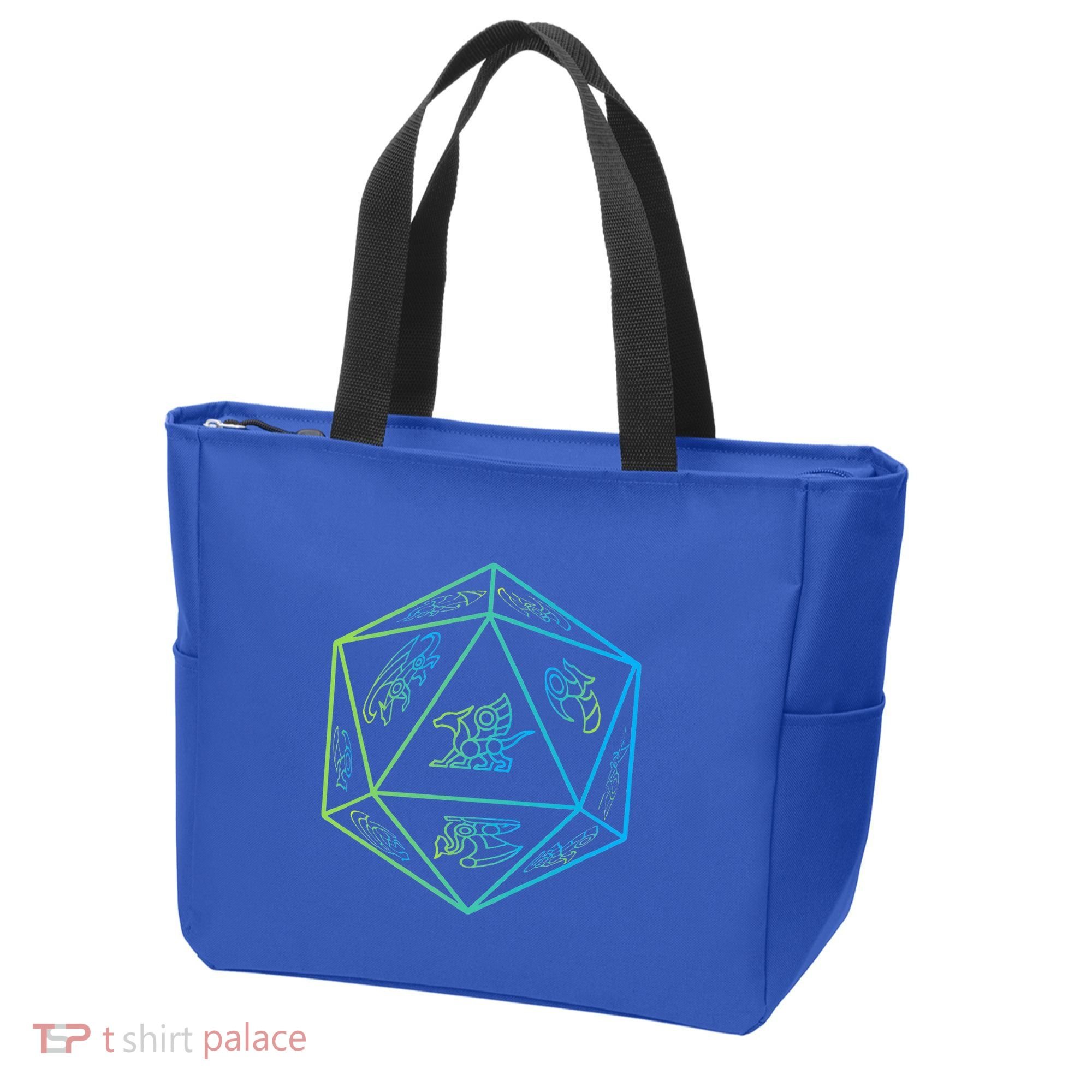 RPG Dragon Dice Polyhedral  RPG  Tote Bag
