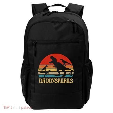 Retro Daddy Dinosaur Daddysaurus Fathers Day Backpack