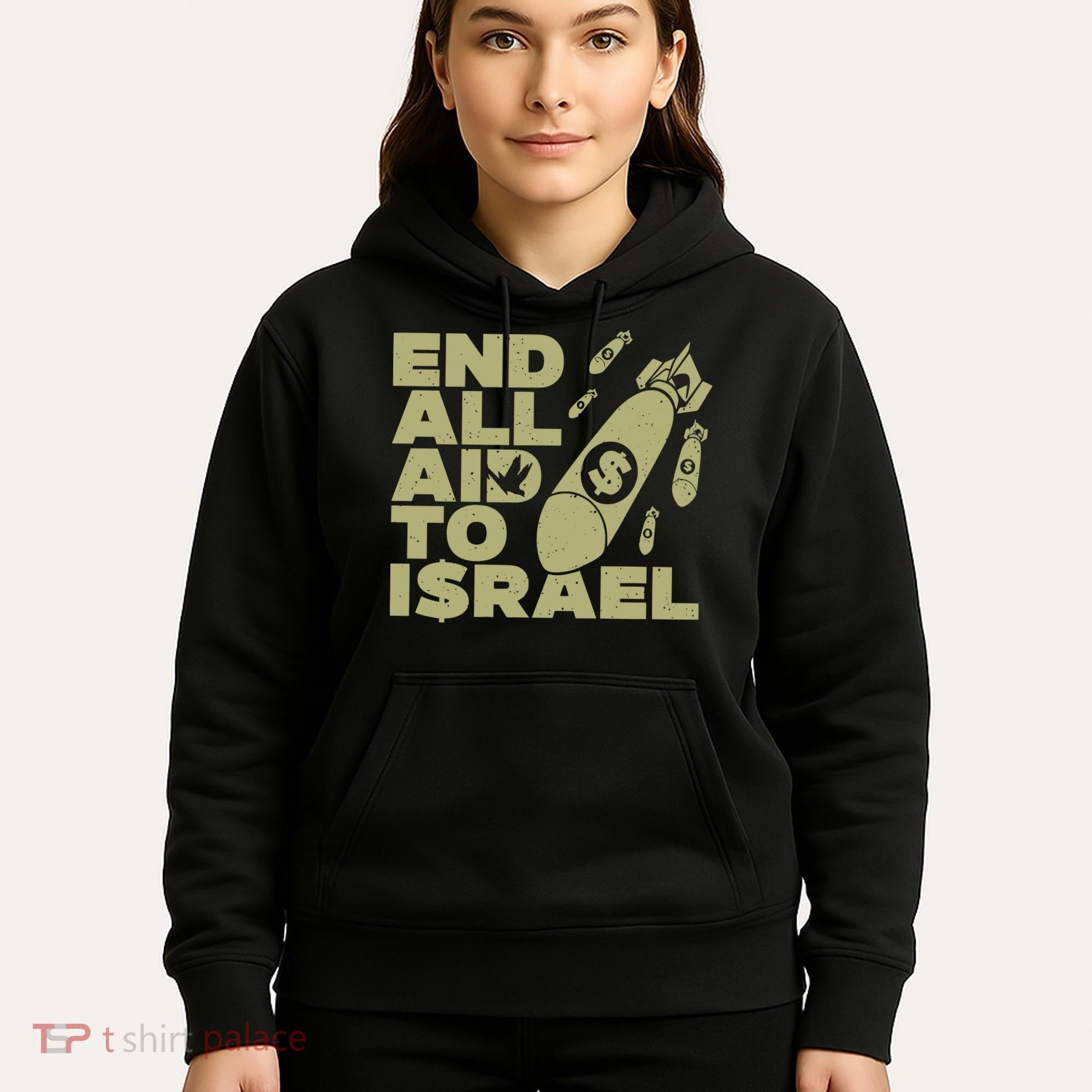 End All Aid To Israel Hoodie